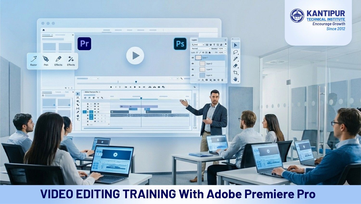 Video Editing Training with Premiere Pro in Kathmandu
